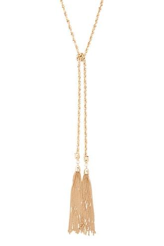 Forever21 Tassel Chain Necklace