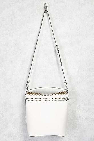 Forever21 Daisy Faux Leather Shoulder Bag