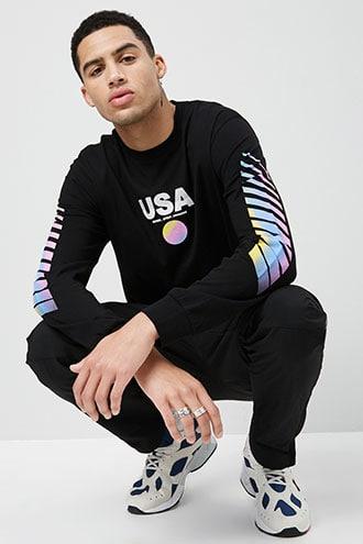 Forever21 Usa Graphic Tee