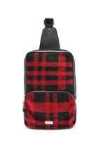 Forever21 Men Reason Plaid Print Sling Backpack