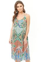 Forever21 Tribal-inspired Pleat-front Dress