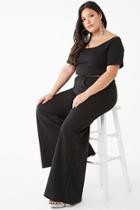 Forever21 Plus Size Off-the-shoulder Crop Top & Pant Set