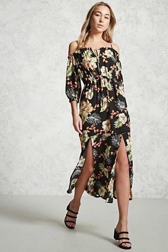 Forever21 Contemporary M-slit Maxi Dress
