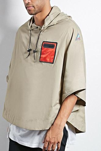Forever21 All Good Hooded Poncho