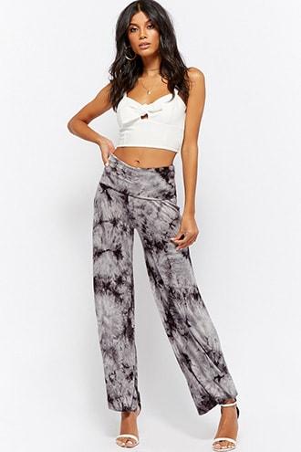 Forever21 Tie-dye Flared Pants