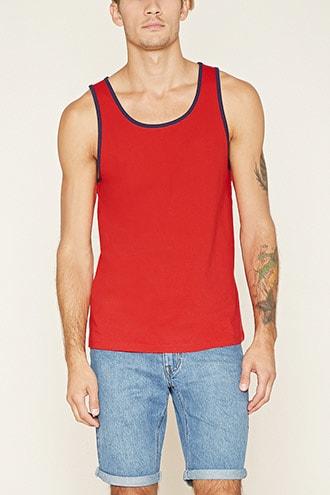 Forever21 Contrast-trim Tank