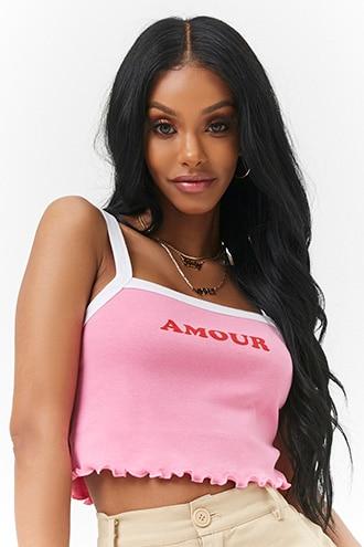 Forever21 Amour Crop Cami