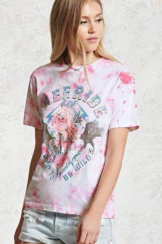 Forever21 Tie Dye Graphic Tee
