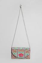 Forever21 Charade Embroidered Clutch