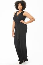 Forever21 Plus Size Belted Wide-leg Jumpsuit