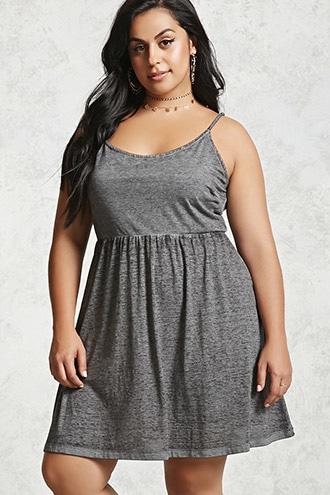 Forever21 Plus Size Slub Knit Cami Dress