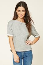 Forever21 Women's  Distressed Athletic Top