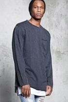 Forever21 Crystal Dye Raw-cut Tee