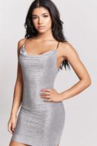 Forever21 Glitter Chain-strap Cami Dress