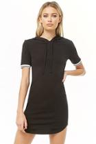 Forever21 Varsity-striped Hooded Dress