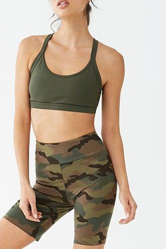 Forever21 Active Camo Biker Short