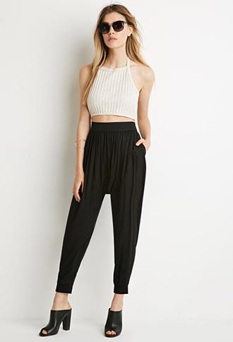 Forever21 Women's  Tonal Harem Pants