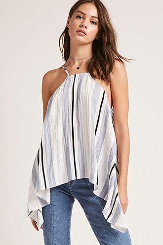 Forever21 Selfie Leslie Striped Cami