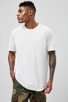 Forever21 Cotton Curved Hem Tee