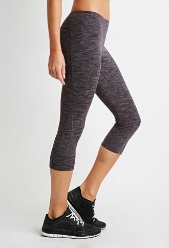 Forever21 Space Dye Capri Leggings