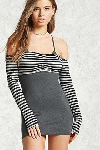 Forever21 Twofer Cami Dress & Crop Top