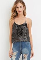 Forever21 Sequined Boxy Cami