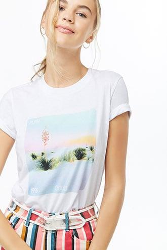 Forever21 Desert Sunset Graphic Tee