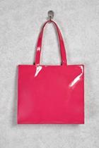 Forever21 Faux Patent Leather Tote Bag