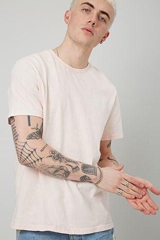 Forever21 Cloud Wash Crew Neck Tee