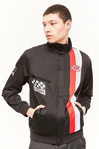 Forever21 Dope Striped Track Jacket