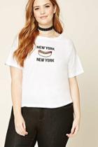 Forever21 Plus Size New York Hot Dog Tee