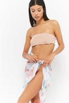 Forever21 Sea Print Sarong Cover-up