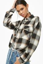 Forever21 Plaid Button-down Flannel Shirt