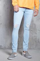 Forever21 Distressed Knee Skinny Jeans