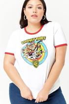 Forever21 Plus Size Looney Tunes Ringer Tee