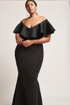 Forever21 Plus Size Scuba-knit Maxi Dress