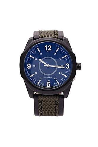 21 Men Men Canvas Analog Watch