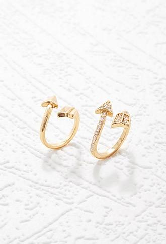Forever21 Arrow Ring Set