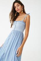 Forever21 Button-front Self-tie Cami Maxi Dress