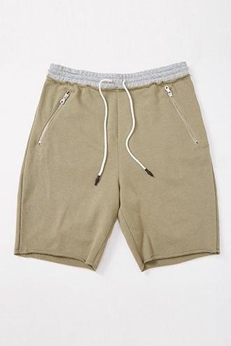 Forever21 Jaywalker French Terry Drawstring Shorts