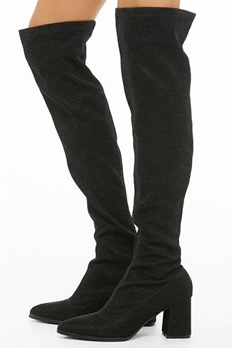 Forever21 Privileged Over-the-knee Sock Boots