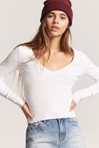 Forever21 Lettuce Edge Trim Top