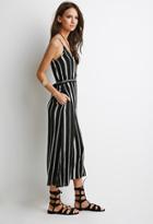 Forever21 Stripe Midi Jumpsuit