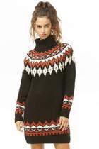 Forever21 Geo Print Sweater Dress