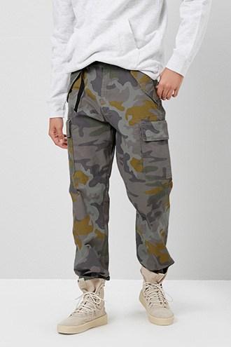 Forever21 Levis Camo Straight-leg Pants
