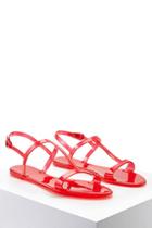 Forever21 Jelly T-strap Sandals