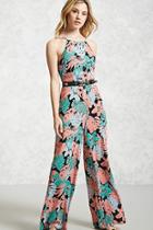Forever21 Contemporary Floral Jumpsuit