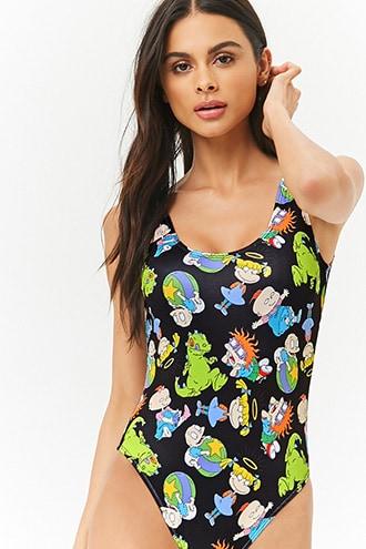 Forever21 Rugrats Graphic One-piece Swimsuit