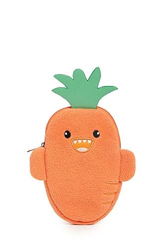 Forever21 Fleece Carrot Coin Purse