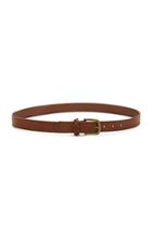 Forever21 Brown Faux Leather Buckle Belt